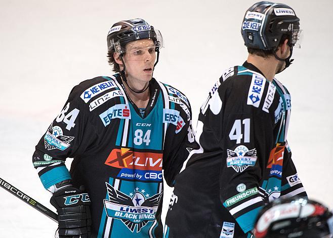 Corey Locke (EHC Liwest Black Wings Linz)  EHC Liwest Black Wings Linz vs EC Red Bull Salzburg, Platzierungsrunde