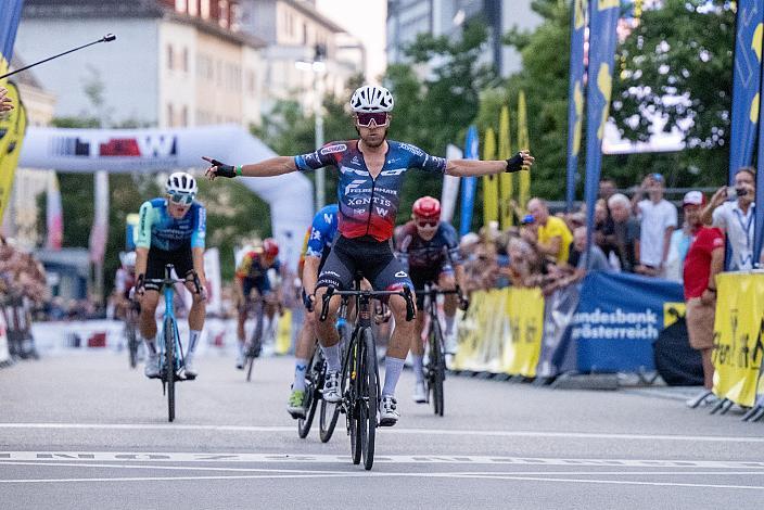 Sieger in Wels Riccardo Zoidl (AUT, Team Felt - Felbermayr)u 25. Welser Innestadt Kriterium