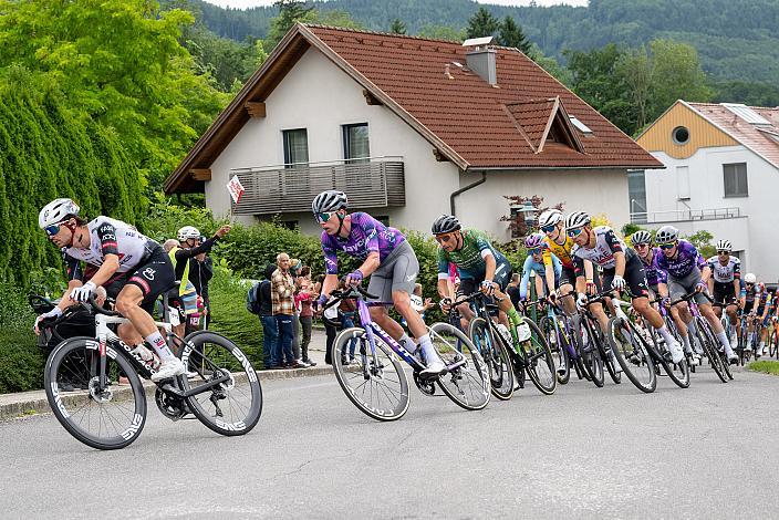 Alessandro Covi (ITA, UAE Team Emirates), Kelland OBrien (AUS, Team Jayco AlUla), Giacomo Ballabio (ITA, Hrinkow Advarics), Jannis Peter (GER, Team Vorarlberg), 1. Etappe Steyr -  Steyr, Tour of Austria, Steyr Austria