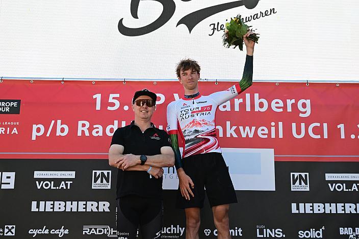 Führender Cycling League Austria U23 , Richard Riska (SVK, Hrinkow Advarics),  Herren Elite, U23, Road Cycling League Austria, 15. GP Vorarlberg