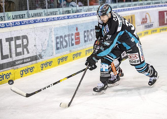 Andreas Kristler (EHC Liwest Black Wings Linz) EHC Liwest Black Wings Linz vs Dornbirn Bulldogs