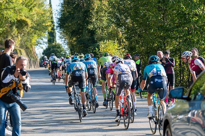 Das Peloton in der Steigung Salita la Rosina, Veneto Classic, UCI 1.1