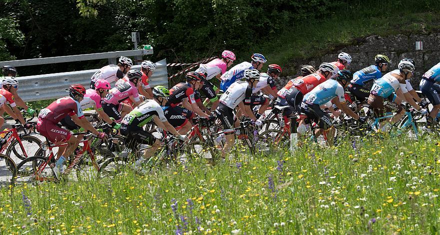 Im Feld Simon Yates (GBR, Mitchelton-Scott) Tolmezzo -  Sappada 176km