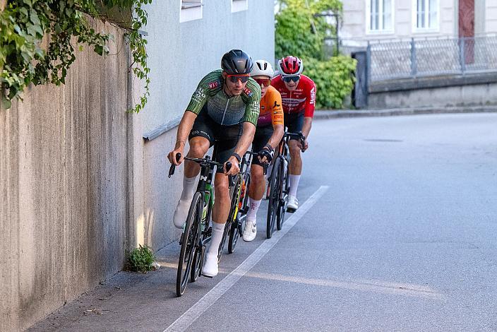 Die Ausreisser mit Sieger Loic Bettendorff (LUX, Hrinkow Advarics), , 2. Matthias Gusner (AUT, WSA KTM Graz), 3. Josef Dirnbauer (AUT, Cycling Team Schwingshandl),
 27. Int. ASVÖ - HRINKOW City Kriterium Steyr, Herren Elite, ÖRV, Radsport, Mountainbike, ELITE Rennrad