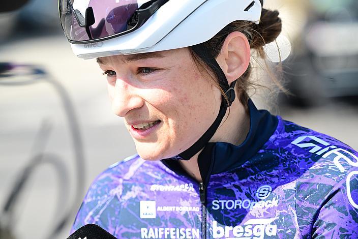 Siegerin Lea Fuchs (SUI, Spar CTO Woman) 65. Rad Saison Eroeffnungsrennen Leonding