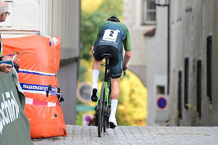 Loic Bettendorff (LUX, Hrinkow Advarics) gewinnt in Steyr, 27. Int. ASVÖ - HRINKOW City Kriterium Steyr, Herren Elite, ÖRV, Radsport, Mountainbike, ELITE Rennrad