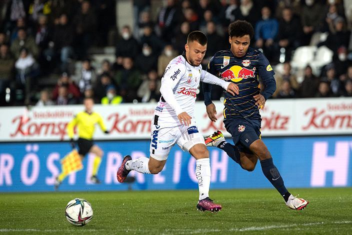 Sascha Horvath (LASK Linz), Karim Adeyemi (FC Red Bull Salzburg) Lask vs FC Red Bull Salzburg, Admiral Bundesliga, 2021 - 2022