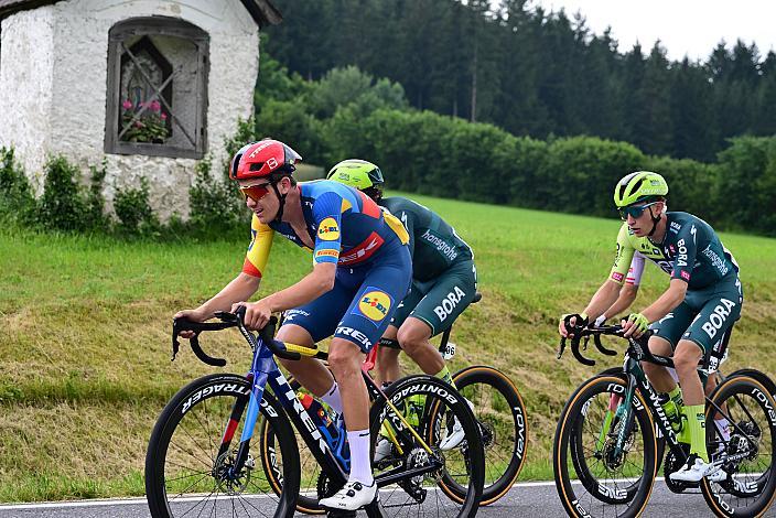 Patrick Konrad (AUT, Lidl-Trek), Alexander Hajek (AUT, Bora - Hansgrohe) ÖM Staatsmeisterschaft, Strassenrennen, Königswiesen OÖ