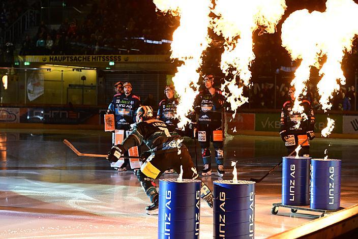 Brian Lebler (Steinbach Black Wings Linz) Steinbach Black Wings Linz vs Moser Medical Graz 99ers , Linz AG Eisarena