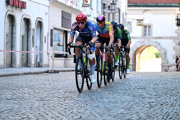 Josef Dirnbauer (AUT, Team Felt - Felbermayr), Fabian Steininger (AUT, Maloja Pushbikers) 25. Int. ASVÖ - HRINKOW City Kriterium Steyr, MTB-Nachwuchs vom Laufrad bis U17, ÖRV, Radsport, Mountainbike, ELITE Rennrad