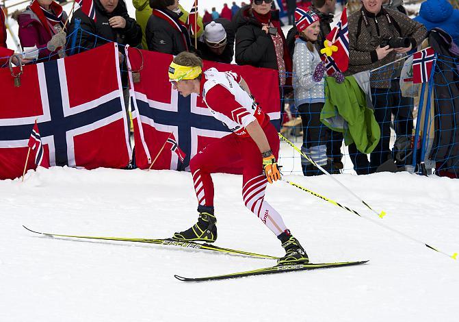 #26 Bernhard Tritscher, AUT, Nordische Ski WM 2013, Val di Fiemme, Tesero, 15km Herren