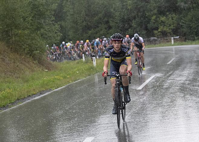 Vegard Stokke (NOR, Willebrord Wil Vooruit)  an der Spitze des Feldes, 2. Etappe Rohrbach - Rohrbach, OberÃ¶sterreich Junioren Rundfahrt