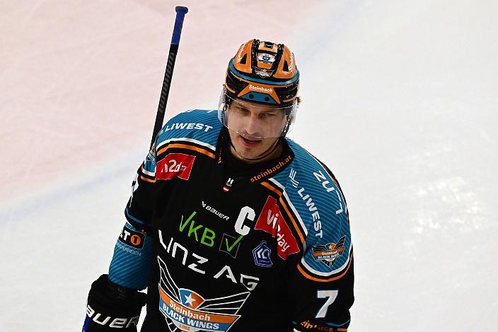 Brian Lebler (Steinbach Black Wings Linz) Semifinale 4, Win2Day ICE Hockey League, 4. Semifinale, Steinbach Black Wings Linz vs EC KAC,  Linz AG Eisarena 