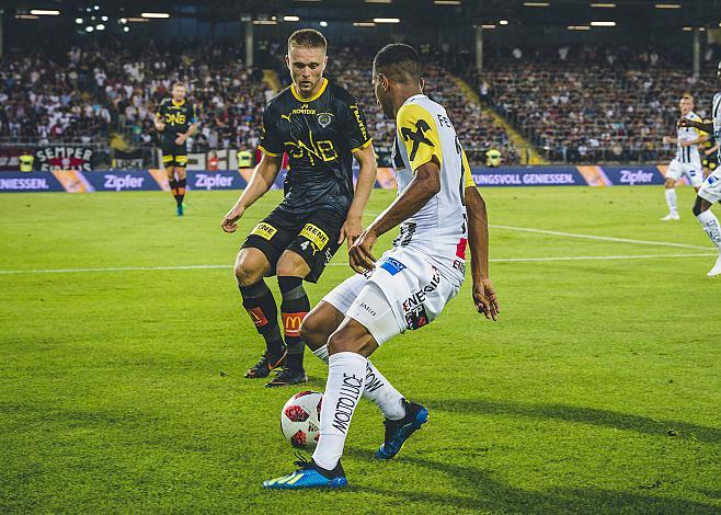 Joao Victor Santos Sa (LASK), Marius Amundsen (Lillestrom SK) Euroleague Qualifier LASK - Lillestrom