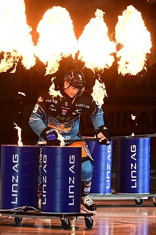 Emilio Romig (Steinbach Black Wings Linz), 45. Runde ICE, Steinbach Black Wings Linz vs FTC-Telekom, Linz AG Eisarena 