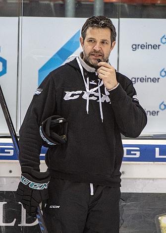 Head-Coach Mark SzÃ¼cs (EHC Liwest Black Wings Linz) EHC Liwest Black Wings Linz 