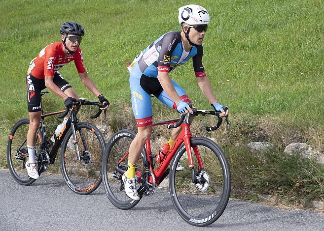 Stephan Rabitsch (AUT, Team Felbermayr Simplon Wels), Martin Messner (AUT, Team WSA Graz ARBOE) 1. Mühlviertler Hügelwelt Classik, Königswiesen,  U23, Elite Damen und Herren