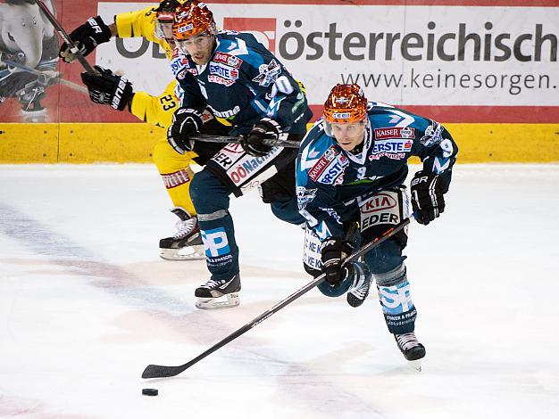 Jason Ulmer und Brad Moran, Linz EHC Liwest Black Wings Linz vs UPC Vienna Capitals