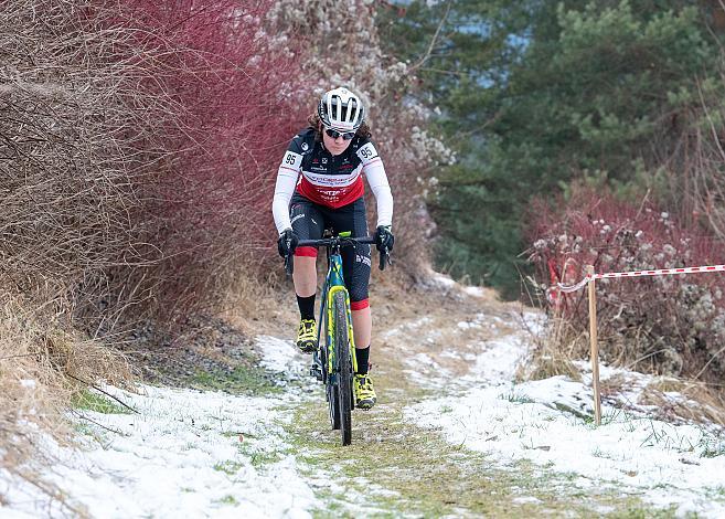 U17 Nora Fischer (AUT, RV Dornbirn)  Rad Cyclo Cross Staatsmeisterschaft 2021, Neusiedl/Waidamannsfeld, Niederösterreich