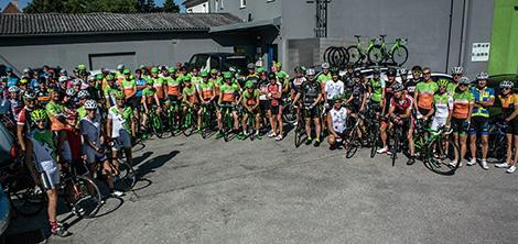  Start zum Radtag in Steyr,   Hrinkow Advarics Cycleang Team 