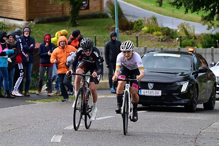 Siegerin Katharina Sadnik (AUT, KTM FACTORY MTB TEAM), Elisa Winter (AUT, Union Raiffeisen Radteam Tirol)  Road Cycling League, Judendorf - Plesch, Stmk