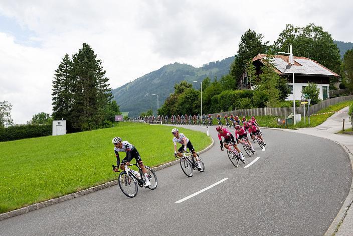 Isaac Del Toro (MEX, UAE Team Emirates - XRG), Rafal Majka (POL, UAE Team Emirates - XRG), Vorderstoder, 1. Etappe Steyr -  Steyr, Tour of Austria, Steyr Austria