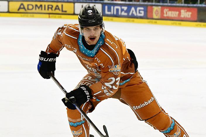 Patrick Söllinger (Steinbach Black Wings Linz) 30. Runde ICE, Steinbach Black Wings Linz vs EC Red Bull Salzburg, Linz AG Eisarena 
