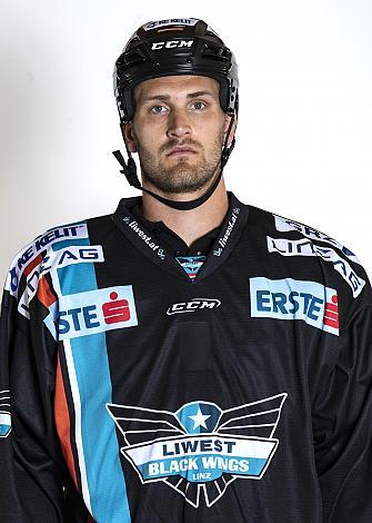 Justin Florek (EHC Liwest Black Wings Linz) Portraits 19/20, EHC Liwest Black Wings Linz