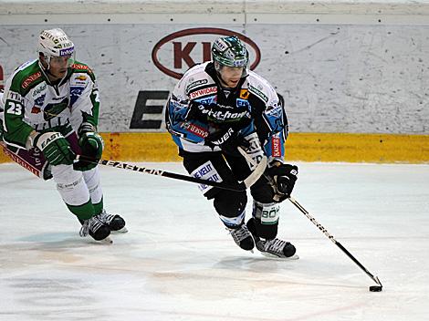 Adrian Veideman, Linz, EHC Liwest Black Wings Linz vs. HDD Tilia Olimpija Ljubljana 