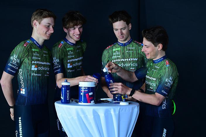 AMACX Nahrung,  Valentin Poschacher (AUT, Hrinkow Advarics), Richard Riska (SVK, Hrinkow Advarics), Dominik Hödlmoser (AUT, Hrinkow Advarics), Ayden Jordan (AUT, Hrinkow Advarics), Teampräsentation, Steyr, Team Hrinkow Advarics Cycleang, UCI Continental Team,