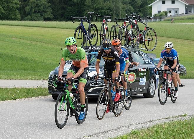 Die Ausreisser Andreas Graf (AUT, Hrinkow Advarics Cycleang Team), Christian Mager (GER, Team Herrmann) 4. Etappe Traun - Ternberg