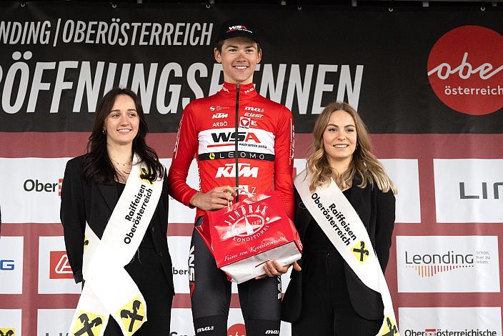 Bester U23 Philipp Hofbauer (AUT, WSA KTM Graz pb Leomo)Herren Elite, U23, Radliga, 62. Radsaison-Eröffnungsrennen Leonding, Oberösterreich 