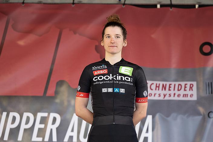 Siegerin Petra Zsanko (HUN, Team Cookina ARBÖ ASKÖ Graz RLM Stmk) Damen Elite, U23, Radliga, 61. Radsaison-Eröffnungsrennen Leonding, Oberösterreich 