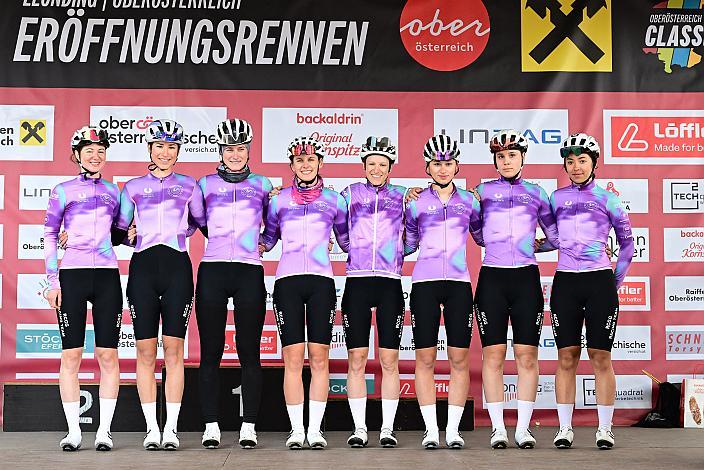 Das RCGG Racing Team, Damen Elite,  65. Rad Saison Eroeffnungsrennen Leonding