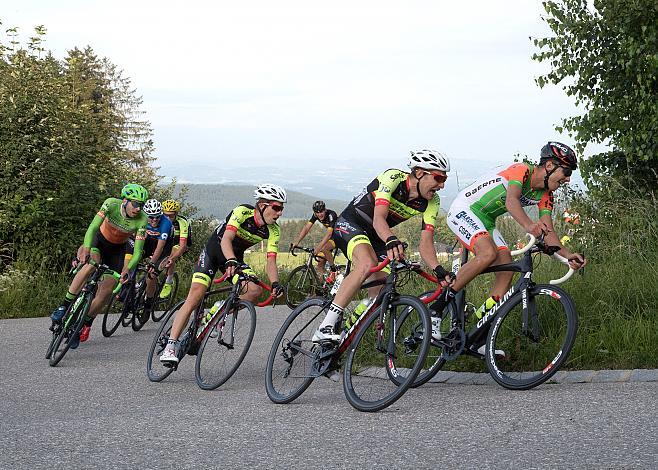 Roland Thalmann (SUI, Team Vorarlberg Santic), Patrick Schelling (Team Vorarlberg Santic) 1. Etappe Linz - Pelmberg