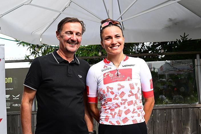 Tabea Huys (AUT, Tirol Woman Cycling) Führende in der RCLA Damen Elite, U23, Road Cycling League Austria, Gaisbergrennen Salzburg