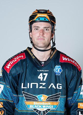 Logan Roe (Steinbach Black Wings Linz)  Linz, Linz AG Eisarena