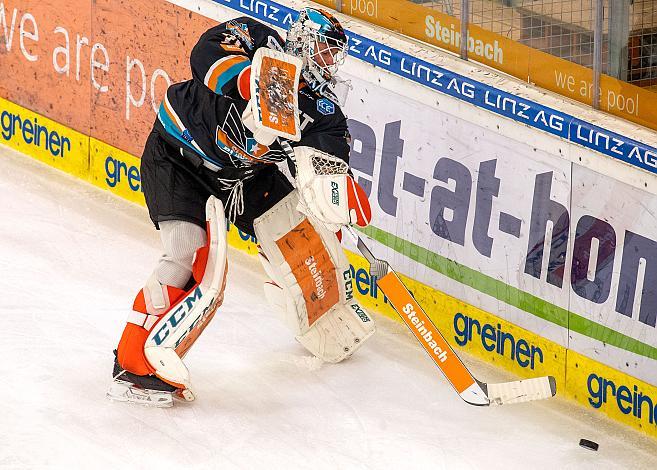 Tormann David Kickert (Steinbach Black Wings 1992) Steinbach Black Wings 1992 vs EC KAC,  Eishockey, Bet at Home ICE Hockey League