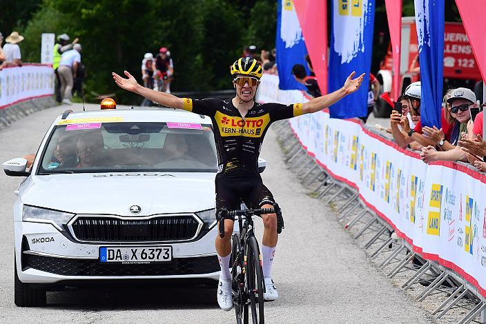 Sieger Mauro Brenner (GER, TEAM LOTTO KERN-HAUS PSD BANK) Drei Länder Meisterschaft U23,  Austria