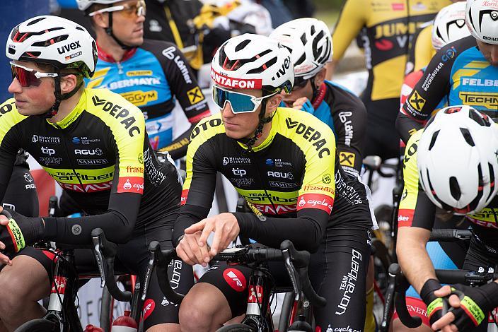 Lukas Meiler, GER (Team Vorarlberg), Daniel Gahnal (AUT, Team Vorarlberg) Herren Elite, U23, Radliga, GP Vorarlberg, Nenzing