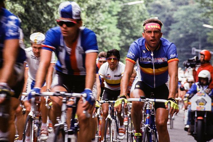 Dirk De Wolf (BEL),  Herren Profi Rennen, Strasse WM Stuttgart, 1991