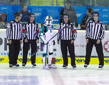 wingtrooper EHC Liwest Black Wings Linz vs UPC Vienna Capitals