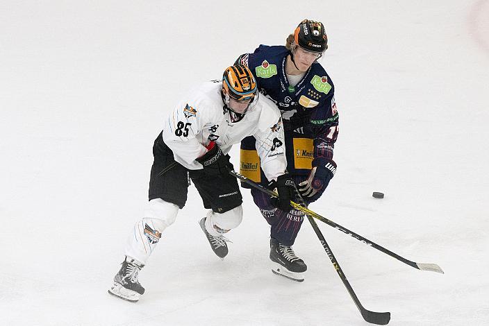 Michael Haga (Steinbach Black Wings Linz), Eric Hördler (Eisbären Berlin) Steinbach Black Wings Linz vs Eisbären Berlin,  WIn2day ICE Hockey League
