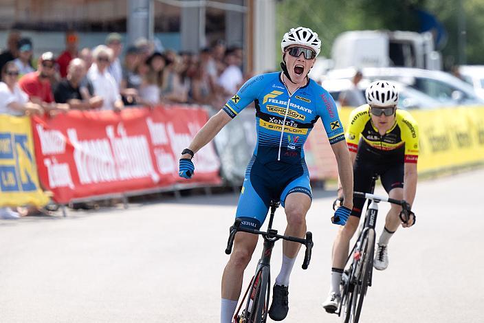 Tagessieger in Wieselburg Emanuel Zangerle (AUT, Team Felbermayr Simplon Wels), 2. Platz Colin Chris Stüssi (SUI, Team Vorarlberg) Herren Elite, U23, Radliga, 51. Int. Erlauftaler Radsporttage, Wieselburg, Oberösterreich