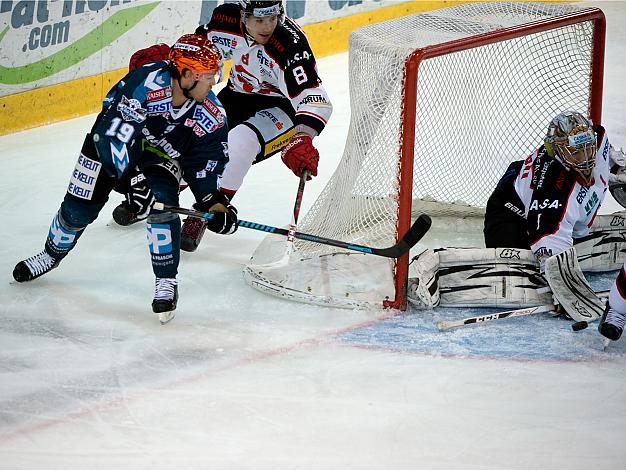 Andrew Jacob Kozek, Linz vor Sasu Hovi, Znaim, EHC Liwest Black Wings Linz vs HC Orli Znojmo