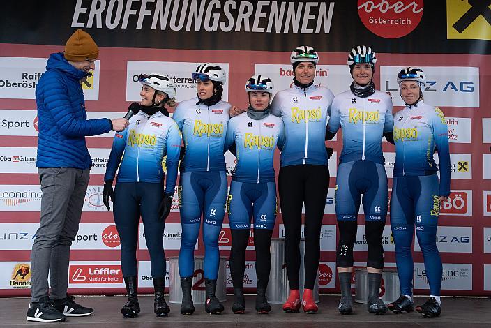 Das Team Arbö Rapso Knittelfeld  63. Saison Eroeffnung Leonding Damen Elite, Road Cyling League Austria