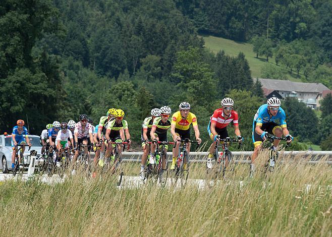 Team Felbermayr Simplon Wels  an der Spitze, Stephan Rabitsch (AUT, Team Felbermayr Simplon Wels) Gesamtsieger 4. Etappe Traun - Ternberg