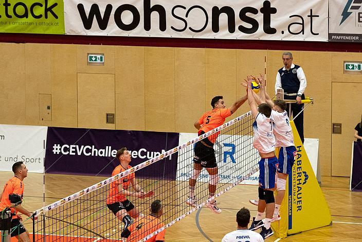 Jakub Czyzowski (VCA Amstetten Niederösterreich) Volleyball CEV Challenge Cup VCA Amstetten NÖ vs Lausanne UC (Schweiz)