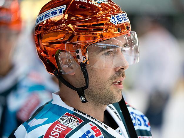 #20 Brad Moran, EHC Liwest Black Wings Linz vs KHL Medvescak Zagreb          