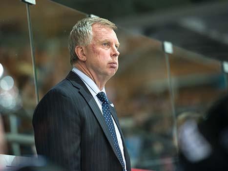 Trainer Robert Daum, Linz, EHC Liwest Black Wings Linz vs HK Mountfield